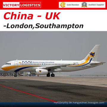 Günstige Luftfrachtraten Von China nach London, UK